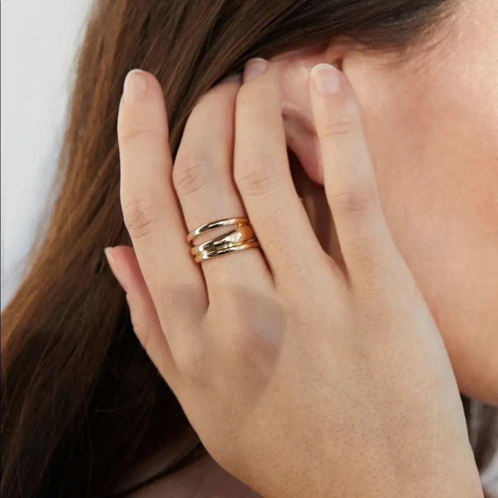 OAK+FORT nested band ring